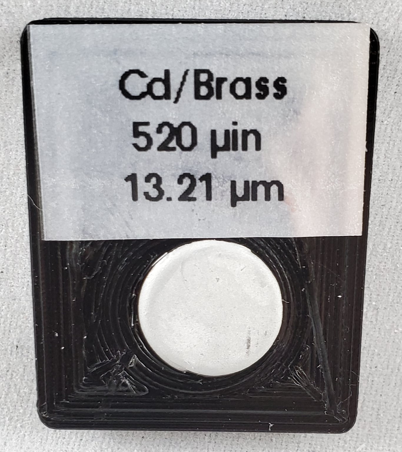 Cadmium On Brass 520 Microinch Standard 13 21 Micron Delta Trac Sales cadmium-on-brass-520-microinch-standard-13-21-micron-delta-trac-sales